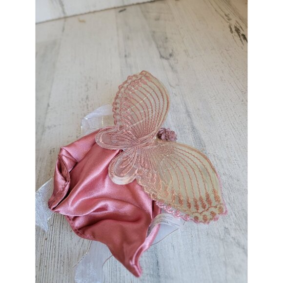 Angel ballerina dancing unique girl butterfly Victorian ornament Xmas - Picture 5 of 6